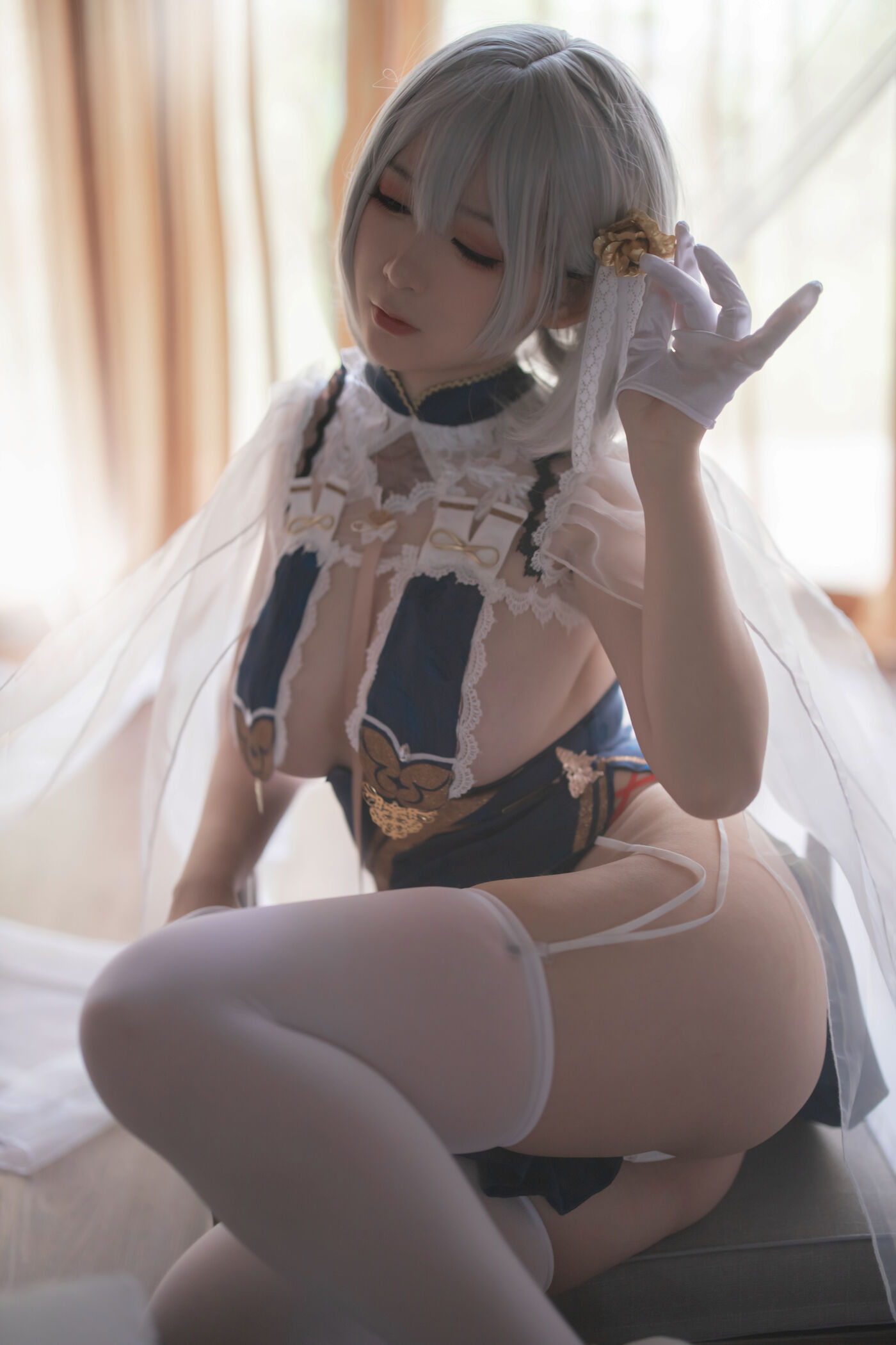 樱落酱 NO.014 旗袍天狼星 [20P]插图9